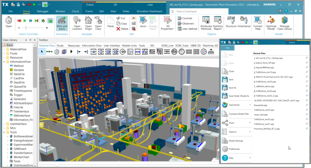 Plant Simulation 2201 GUI