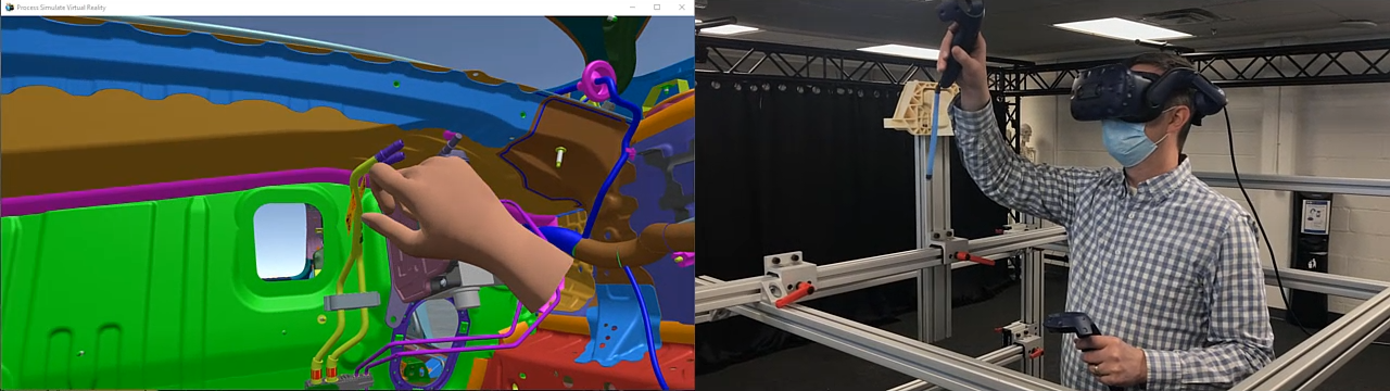 Virtual reality and human simulation at GM - Tecnomatix