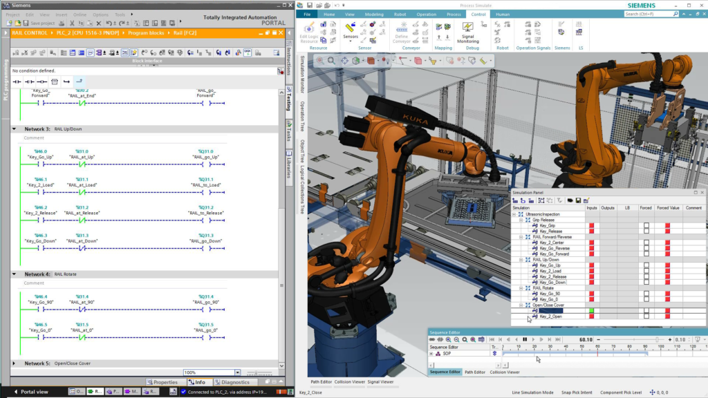 Virtual Commissioning with Process Simulate VC Lite