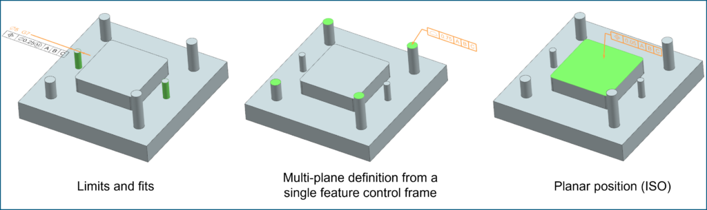 Image of PMI flowdown in model-based-quality software from Siemens.