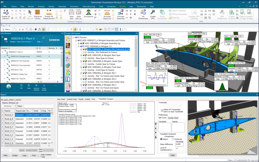 Image of model-based-quality software from Siemens.