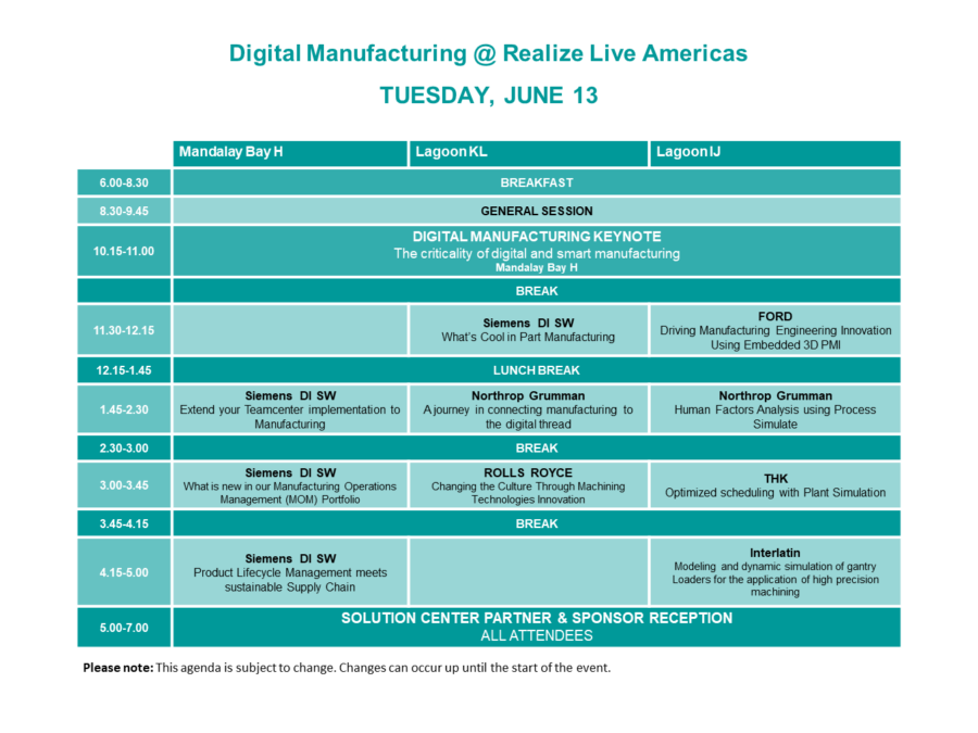 Realize LIVE 2023 See all digital manufacturing sessions