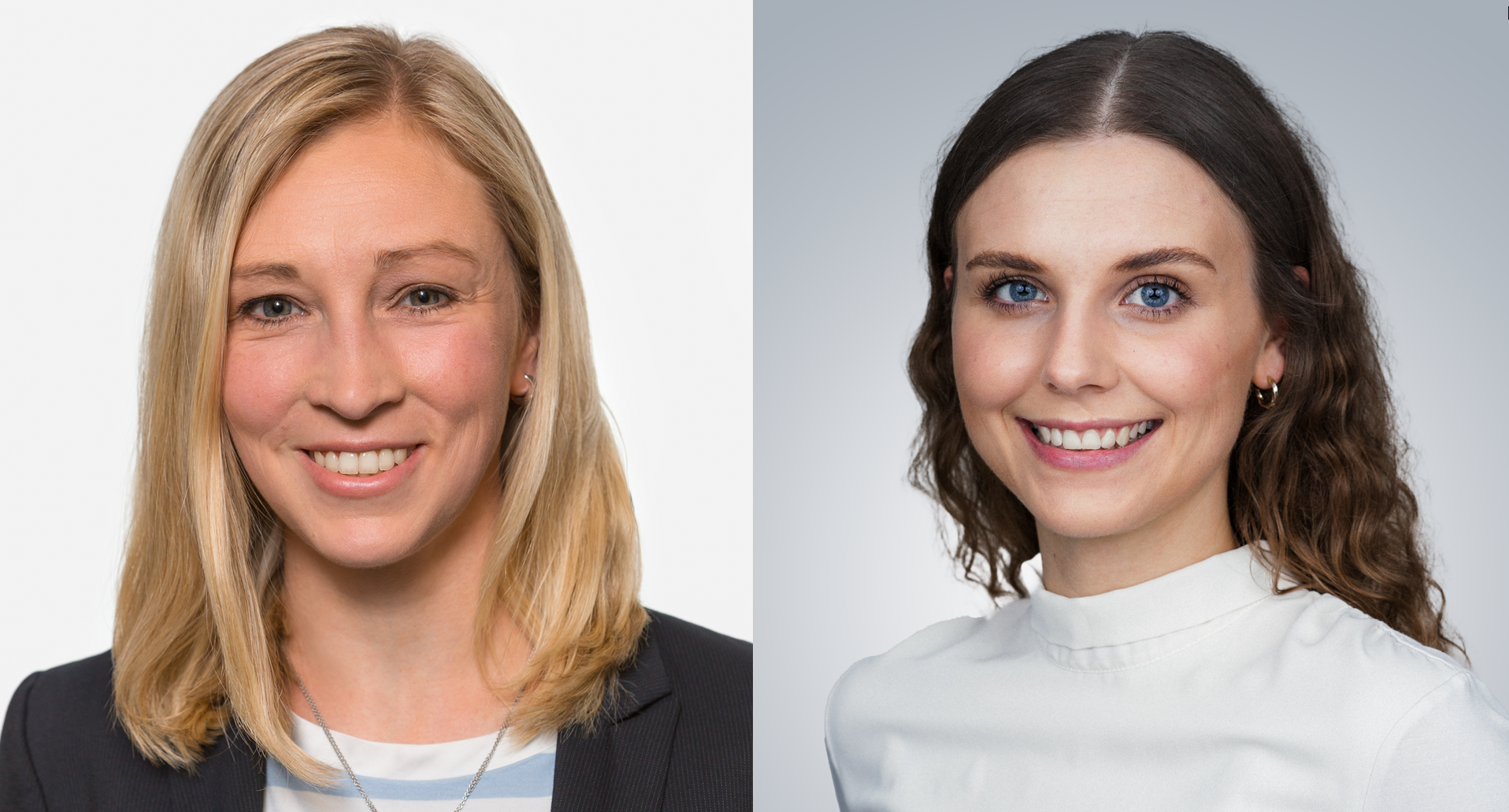 Picture of Franziska Schloz and Katharina Grimm of MHP - A Porsche Company.