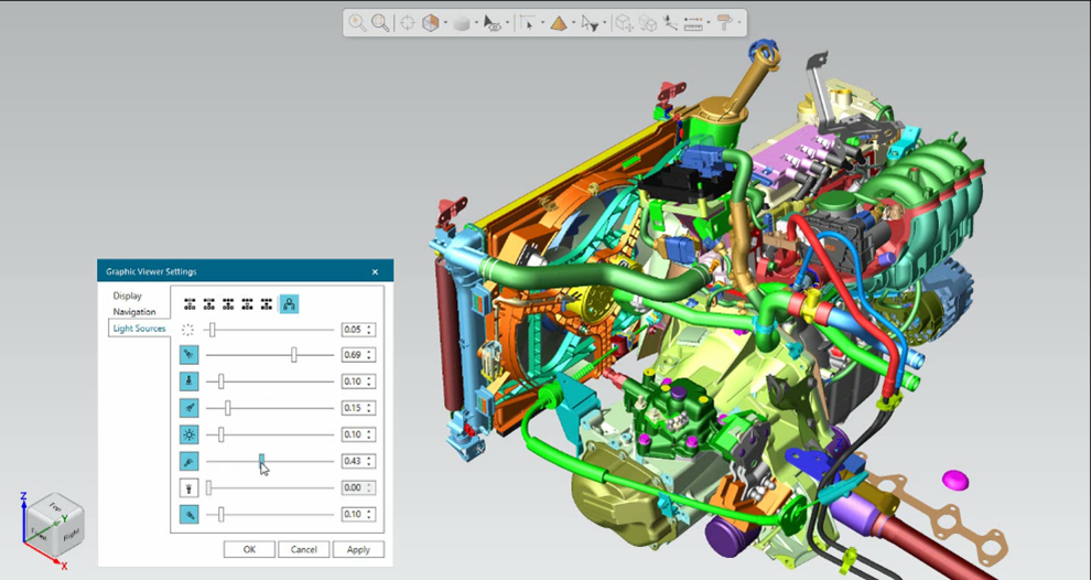 Process Simulate light sources