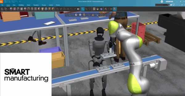 Smart Manufacturing Features Siemens on Humanoids in Manufacturing