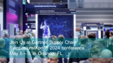 Join Us at Gartner Supply Chain Symposium/Xpo™ 2024 conference May 6 – 8, in Orlando, FL.