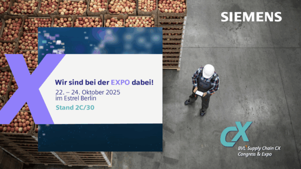 Siemens Digital Logistics auf der BVL Supply Chain CX 2025