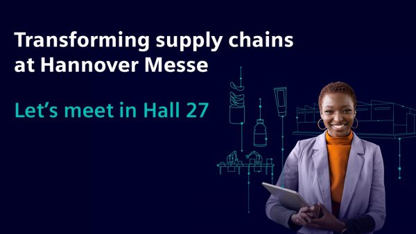 Siemens Digital Logistics at Hannover Messe 2026: Turning supply chain excellence into competitive advantage