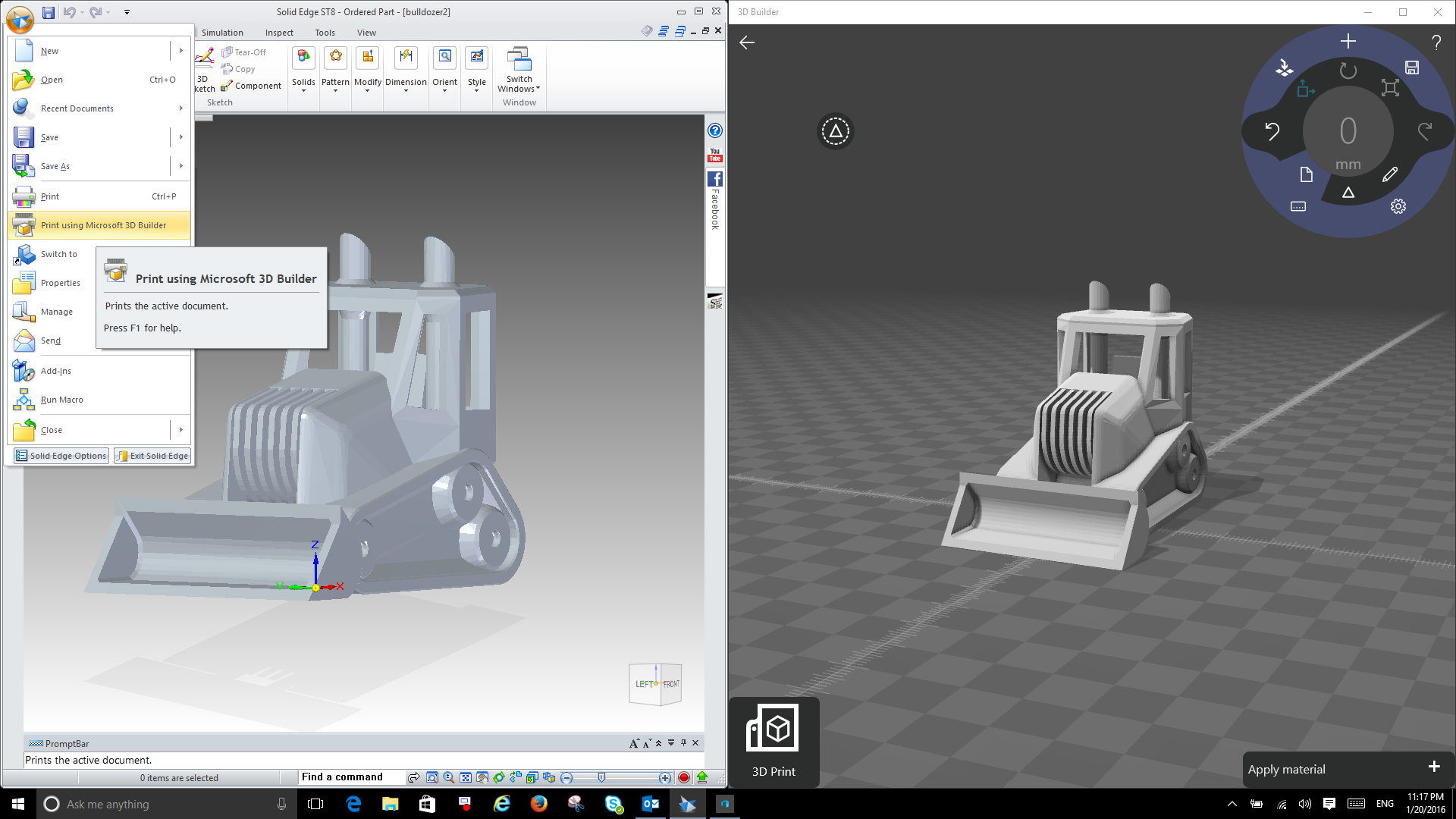 Solid edge создание 3d