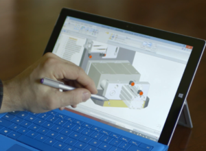 Solid Edge featured in Microsoft Surface Pro 4 launch