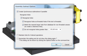 ST9 Boolean Subtract in Assemblies