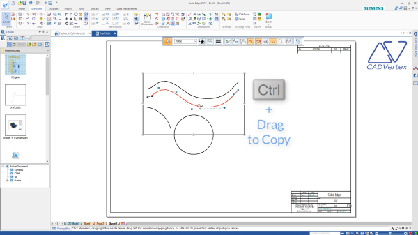 Press and Drag Commands in Solid Edge – Part 5 | Solid Edge