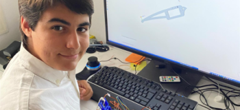 14-year-old Marcos Marfa uses Solid Edge to build his own robot