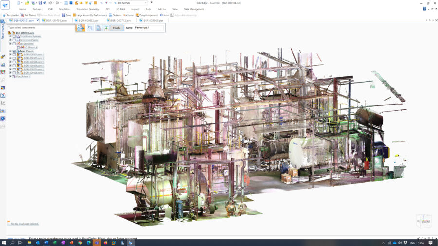 What's New in Solid Edge 2022: Point Cloud Visualization | Designcenter ...