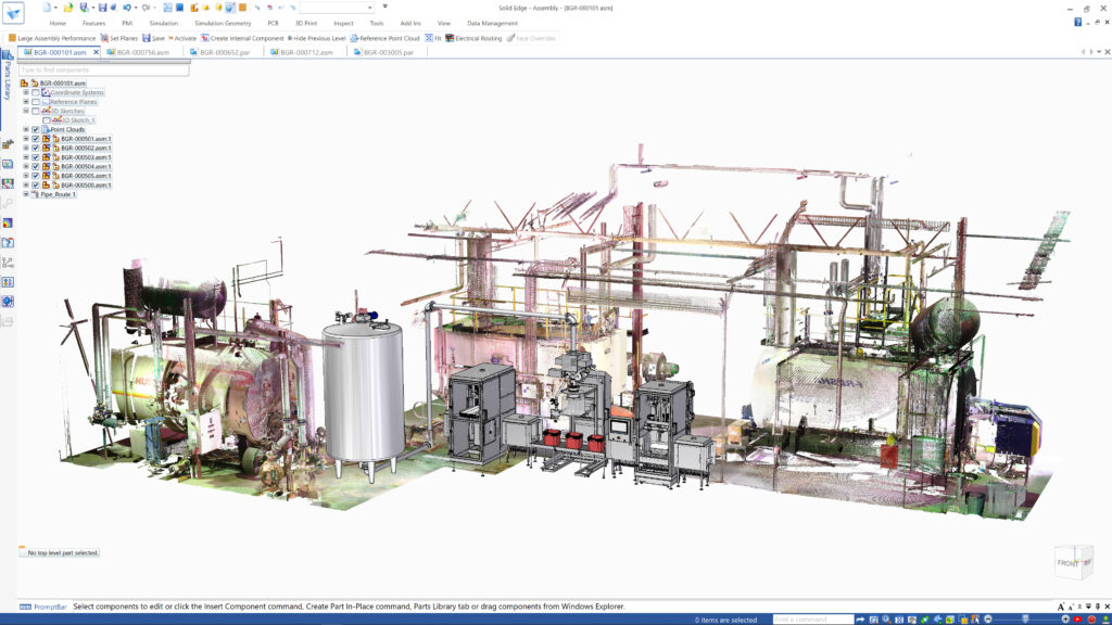 Reference Point Cloud - with Tank