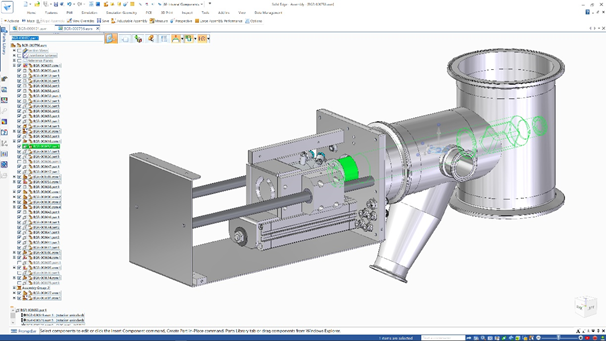 Assembly open as in Solid Edge 2022