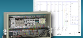 electrical schematic designed in Solid Edge