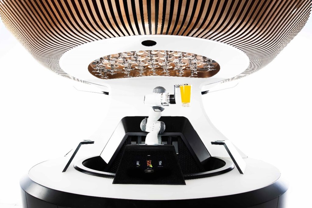 Nino robotic bartender can make any drink in seconds