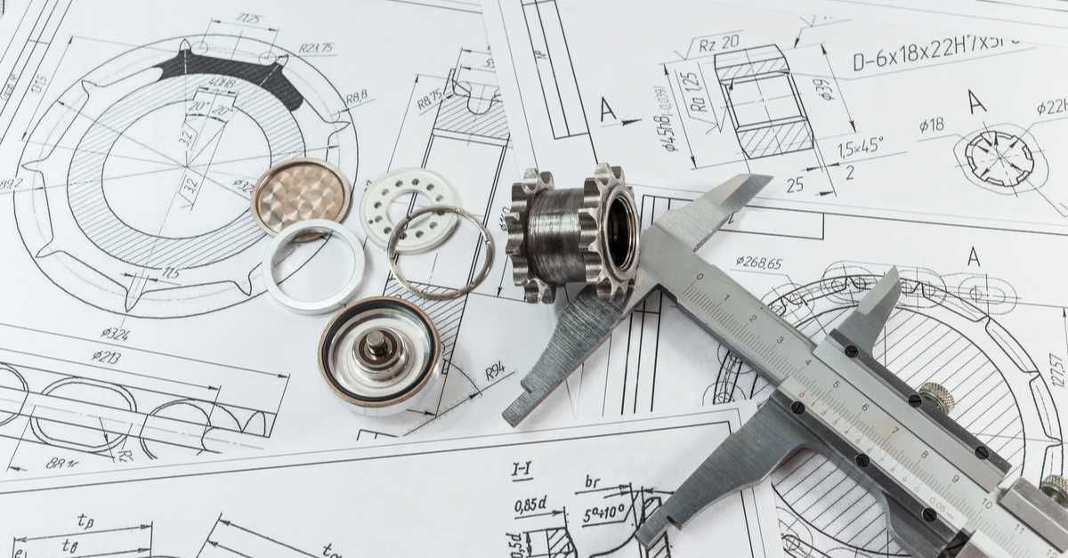 Mechanical shaft with engineering drawing | 3D CAD Model Library | GrabCAD