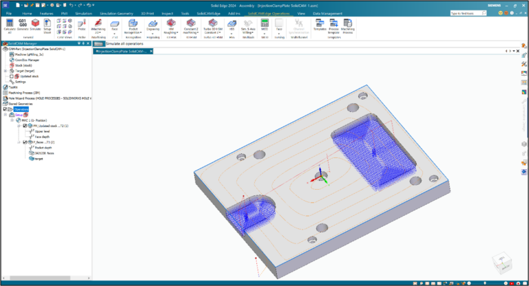 New CAM integration for Solid Edge from SolidCAM | Designcenter Solid Edge