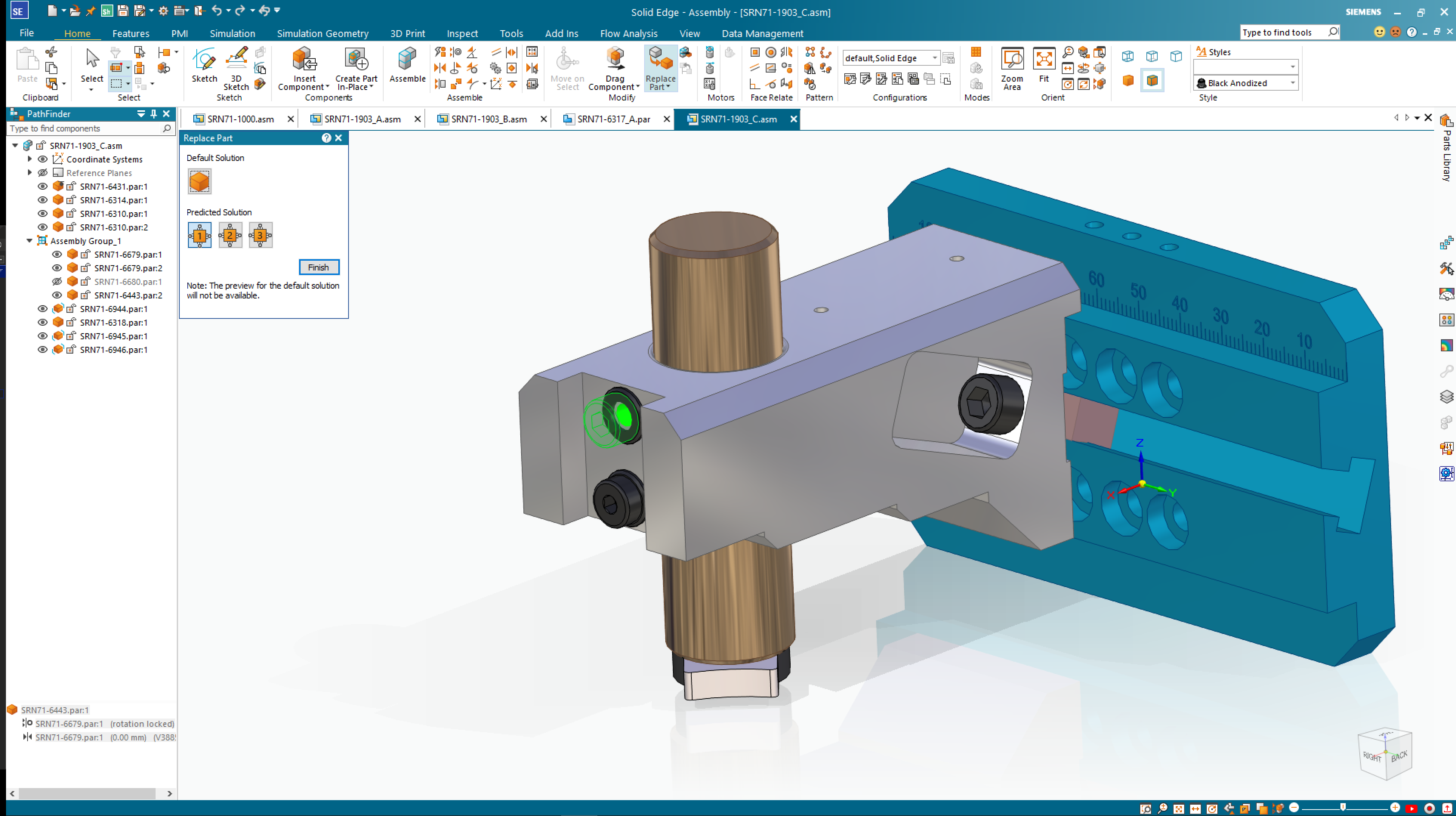 New In Solid Edge 2024 AI And Productivity Enhancements Solid Edge   AI Replace Part 1 