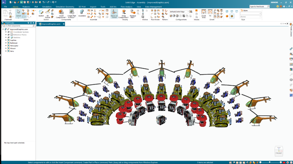 Solid Edge 2024 - model view performance