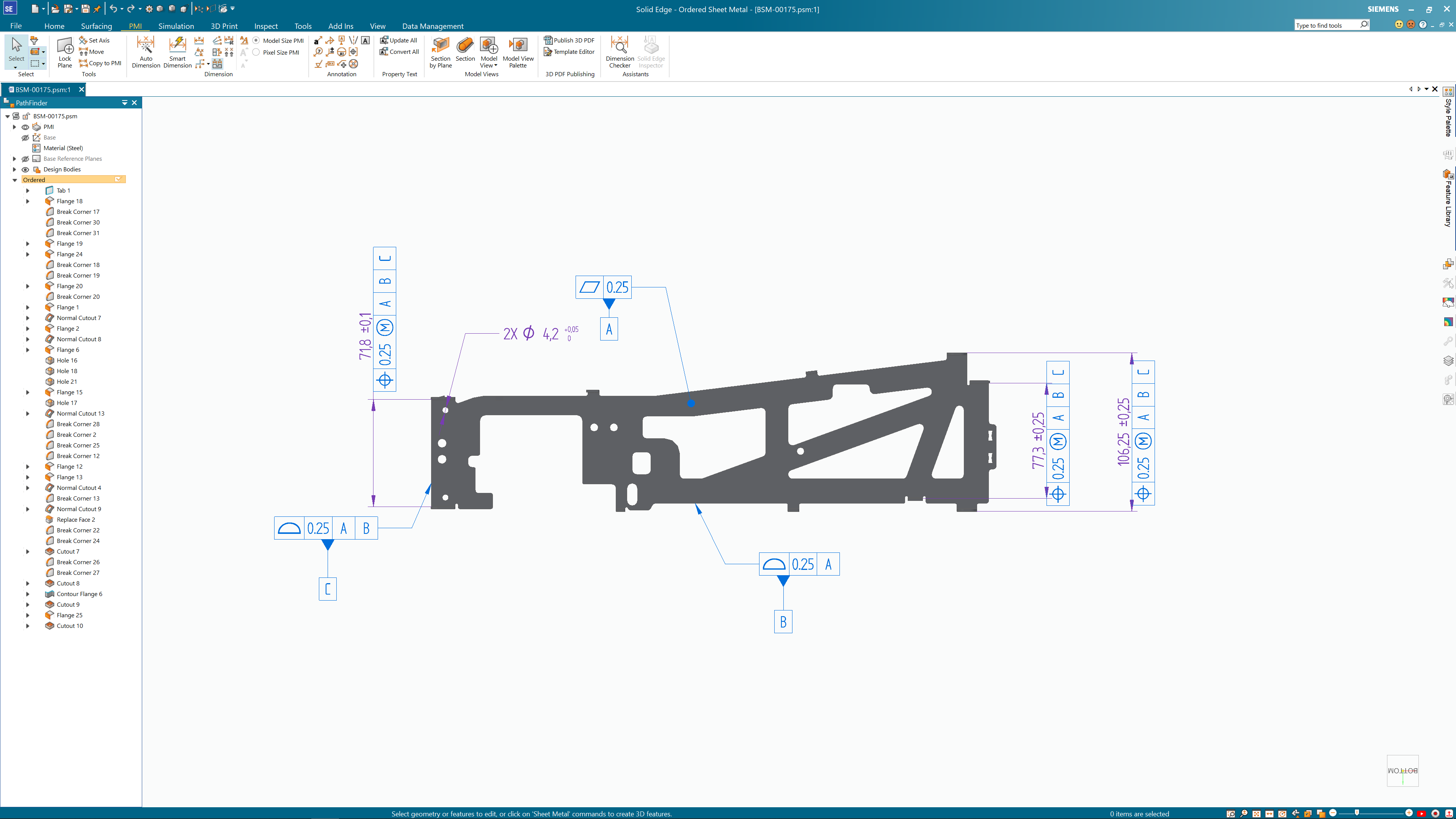 Solid Edge -Interoperability PMI 1