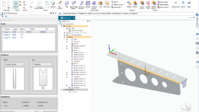 ALMA ASCO Software integrates with Solid Edge for sheet metal design and manufacturing