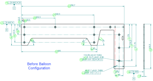 Configuring balloons with Solid Edge Inspector