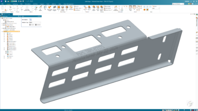 Solid Edge - Etch support bends