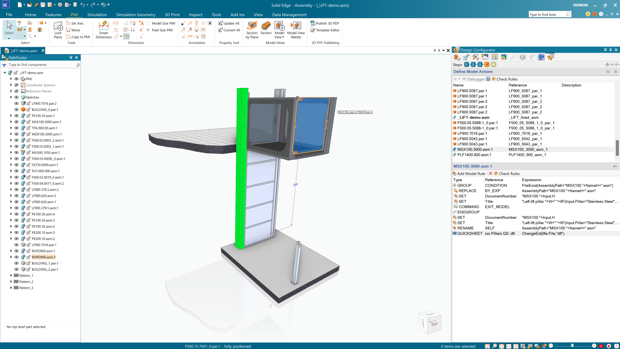 New in Solid Edge 2025: Design configurator | Designcenter Solid Edge